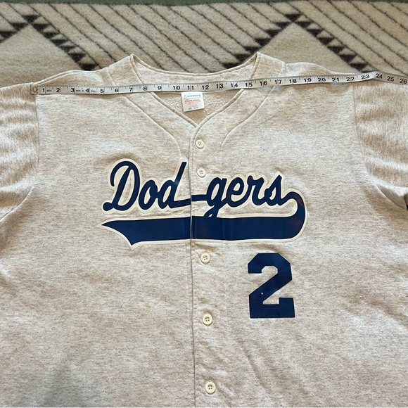 Vintage Los Angeles dodgers baseball jersey #2 by Teamwork Made In USA - Picture 9 of 16
